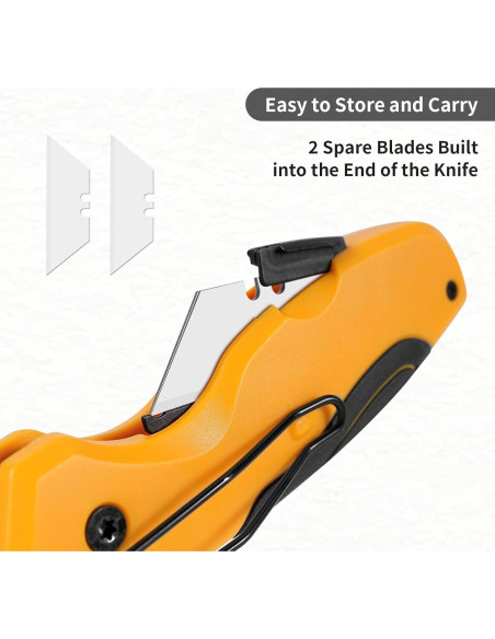 Cuchillo Utility Plegable JiangCore SK5 con 3 Cuchillas