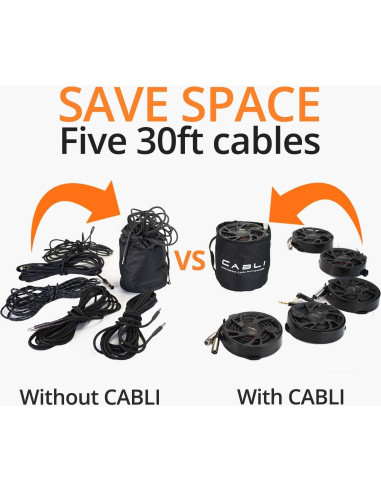 Cabli Organizador de Cables para Música - Singular Sound