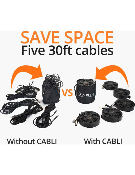 Cabli Organizador de Cables para Música - Singular Sound