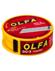 Caja de Desecho de Cuchillas OLFA DC-3, Almacena 50 Cuchillas