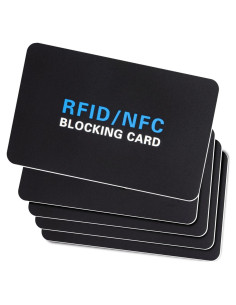 5 Pack Tarjetas de Bloqueo RFID Luumxai - Protección Pasaporte y Tarjetas