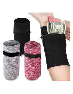 Carteras de Muñeca AUJOSHN 3 Pcs - Rojo, Gris, Negro