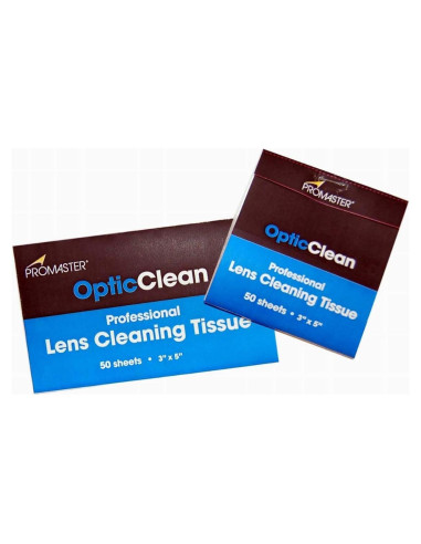 Paño de Limpieza de Lentes ProMaster OpticClean 50 Hojas