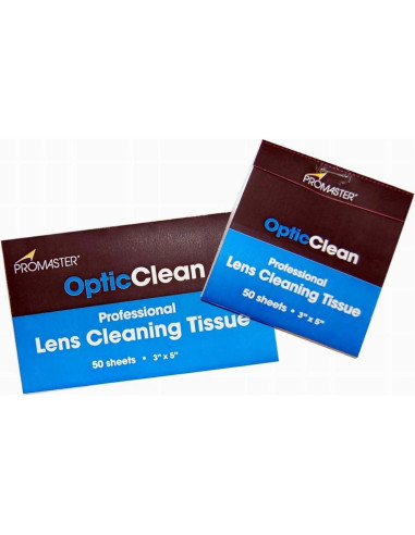 Paño de Limpieza de Lentes ProMaster OpticClean 50 Hojas