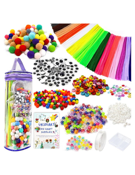 Kit de Manualidades URSDIART 1258 Piezas para Niños