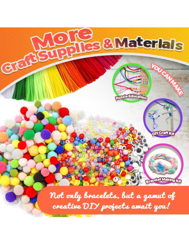 Kit de Manualidades URSDIART 1258 Piezas para Niños