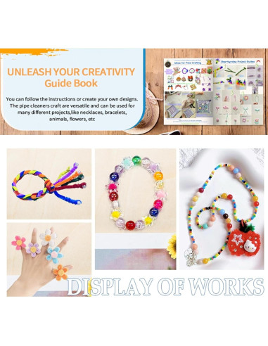 Kit de Manualidades URSDIART 1258 Piezas para Niños