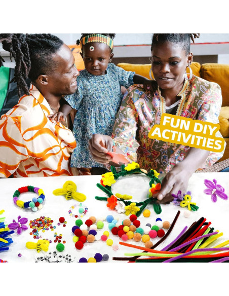 Kit de Manualidades URSDIART 1258 Piezas para Niños