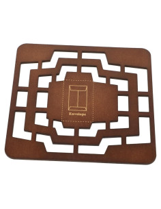 Plantilla de Sobre Vintage DOITOOL de Madera 14.2x14.2cm