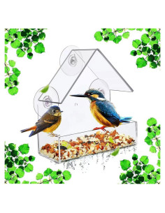 Comedero para Aves Forfuture-go Montaje en Ventana 15x6.5cm