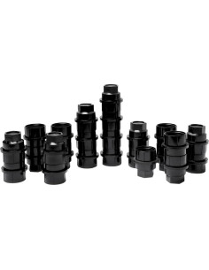 Juego de 24 Tapas de Tuerca de Rueda Mardarth M27x2.0 Negro 2