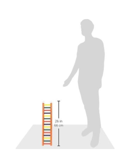 Escalera para Aves de Madera Prevue Pet 61 cm 15 Peldaños