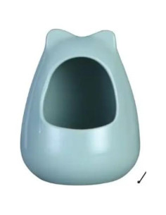 Baño de Cerámica Grande para Chinchillas 23x18x15 cm Verde