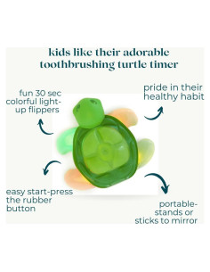 Temporizador de Cepillo de Dientes para Niños Tortuga 2 Minutos