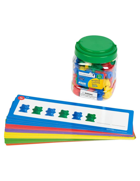 Osos de Conteo Excellerations 96 Piezas con Tarjetas de Patrón