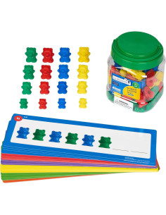 Osos de Conteo Excellerations 96 Piezas con Tarjetas de Patrón 2