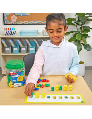 Osos de Conteo Excellerations 96 Piezas con Tarjetas de Patrón