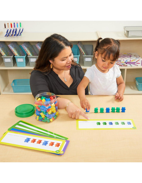 Osos de Conteo Excellerations 96 Piezas con Tarjetas de Patrón