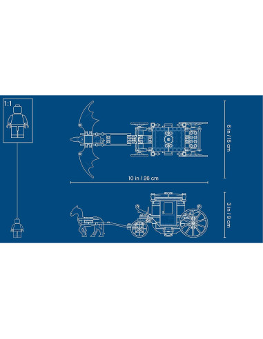 LEGO 75951 Escape de Grindelwald Carro de Bestias 132 Piezas