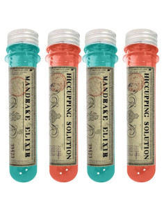 Botellas de Pociones Harry Potter Hogwarts - Pack de 4 - 13.6 cm