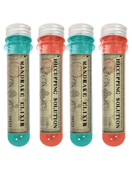 Botellas de Pociones Harry Potter Hogwarts - Pack de 4 - 13.6 cm