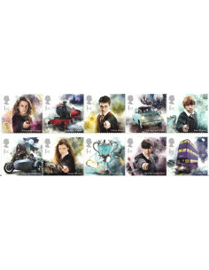 Sellos Postales Coleccionables Harry Potter Royal Mail 2018 2