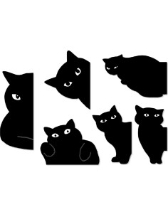Marcadores Magnéticos Yasest - 6 Piezas de Gato Kawaii 2