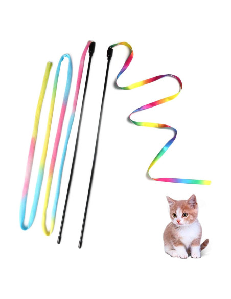 Juguetes de Varita Interactivos para Gatos M JJYPET 2 Pcs Juguetes de Varita Interactivos para Gatos M JJYPET 2 Pcs