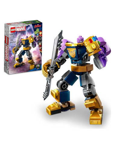 LEGO Marvel Armadura Mech de Thanos 76242 - Juguete 12 cm