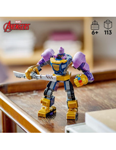 LEGO Marvel Armadura Mech de Thanos 76242 - Juguete 12 cm 2