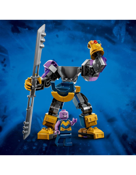 LEGO Marvel Armadura Mech de Thanos 76242 - Juguete 12 cm
