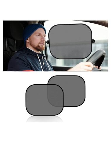 Paquete de 2 Sombrillas Universales Moly Magnolia para Auto