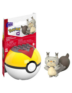 Juguete de Construcción Pokébola Skwovet Mattel 80g 6-12 años