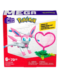 Set de Juguetes de Construcción Mega Construx Sylveon 73 Piezas