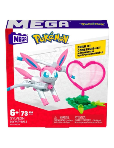 Set de Juguetes de Construcción Mega Construx Sylveon 73 Piezas