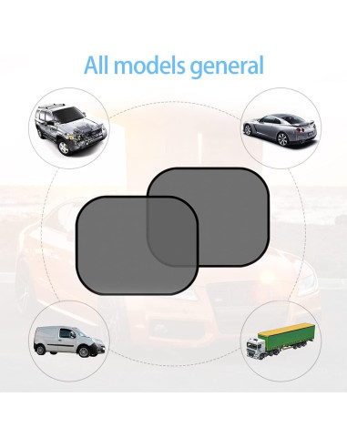 Paquete de 2 Sombrillas Universales Moly Magnolia para Auto