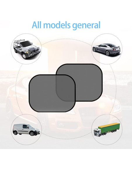 Paquete de 2 Sombrillas Universales Moly Magnolia para Auto