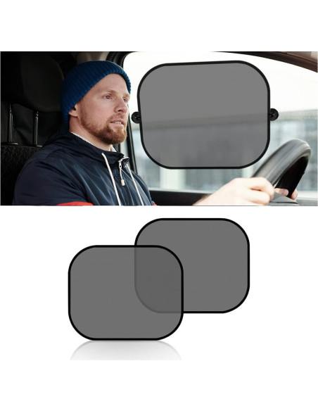 Paquete de 2 Sombrillas Universales Moly Magnolia para Auto