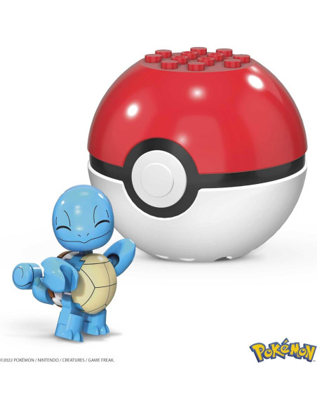 Set de Construcción Mega Construx Squirtle con Poké Ball