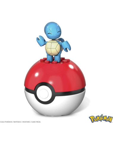 Set de Construcción Mega Construx Squirtle con Poké Ball