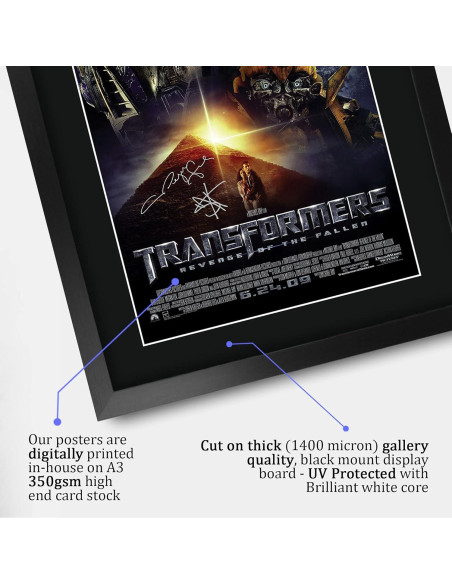 Póster Enmarcado Transformers 2 La Venganza de los Caídos 44.5x32.9cm