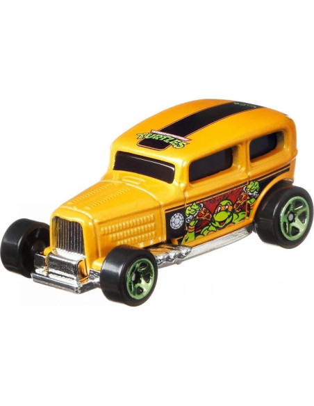 Auto Hot Wheels TMNT Otto de Medianoche Amarillo 1:64