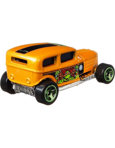 Auto Hot Wheels TMNT Otto de Medianoche Amarillo 1:64