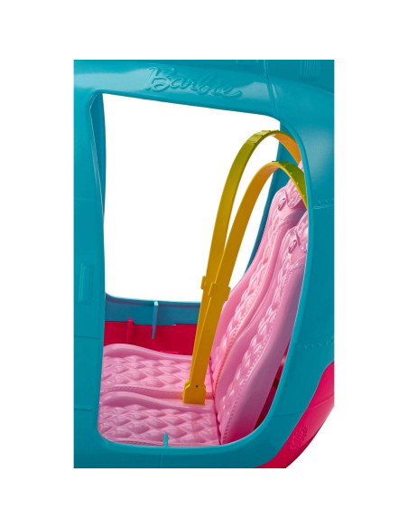 Helicóptero Barbie Rosa y Azul - Vehículo de Muñeca MATTEL