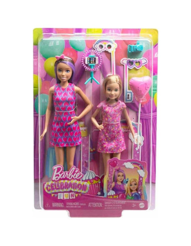 Muñecas Barbie Skipper y Stacie Cumpleaños 2-Pack Mattel