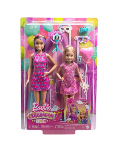 Muñecas Barbie Skipper y Stacie Cumpleaños 2-Pack Mattel