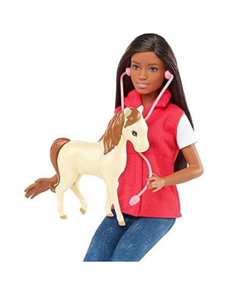 Muñeca Barbie Veterinaria Granja Dulce Huerto 0.70 kg