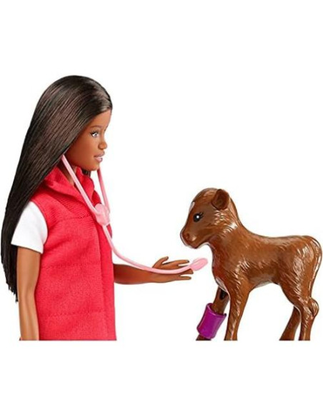 Muñeca Barbie Veterinaria Granja Dulce Huerto 0.70 kg