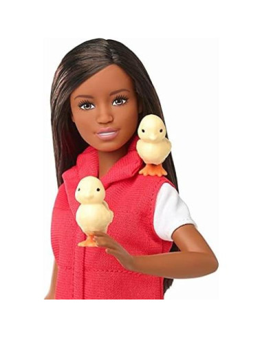 Muñeca Barbie Veterinaria Granja Dulce Huerto 0.70 kg