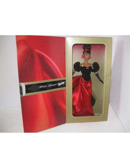 Muñeca Barbie Afroamericana Edición Especial Invernal 34.5cm